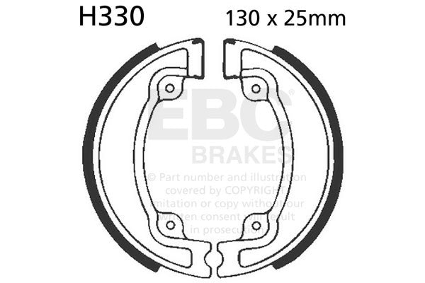 EBC Brakes Szczęki hamulcowe EBC H330 (1 kpl.)