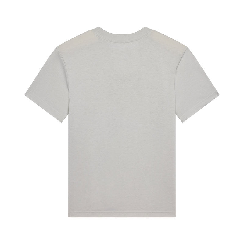 T-SHIRT DAMSKI FOX IMAGE PRINT LIGHT GREY