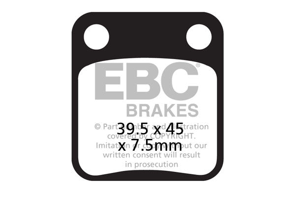 EBC Brakes Klocki hamulcowe EBC FA054TT (kpl. na 1 tarcze)