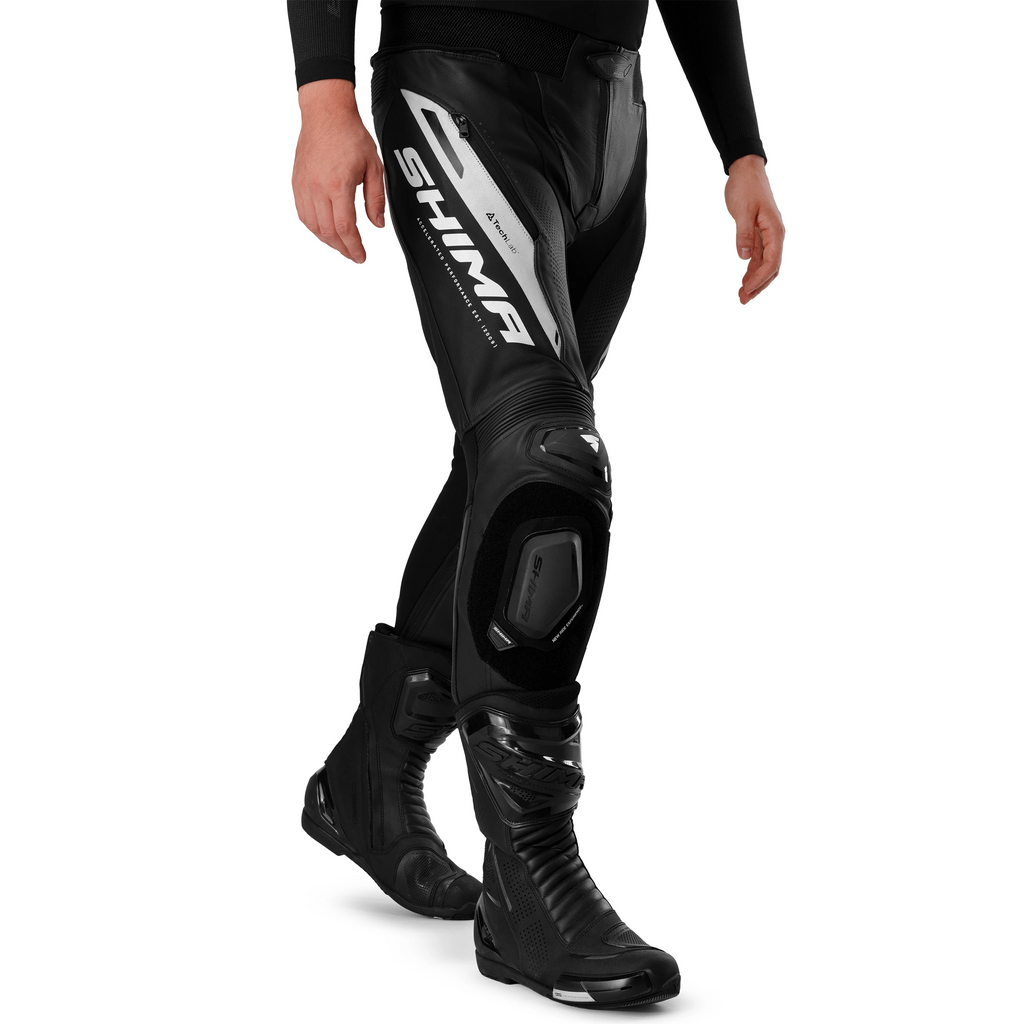 SHIMA MISSION ST MEN PNT BLK/WHT