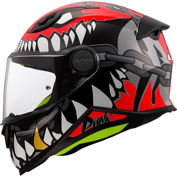 KASK LS2 FF812 KID PUNK GREY RED