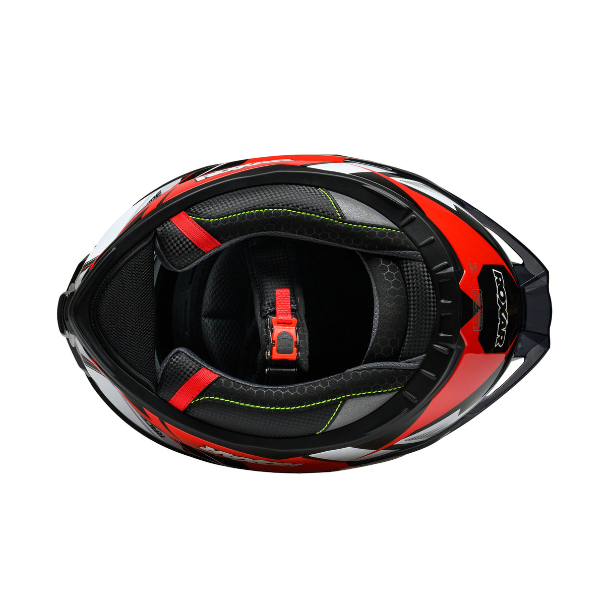 ROXAR HELMETS Kask Motocyklowy ROXAR BAYAMO EVO RACE Czarny/ biały/ czerwony