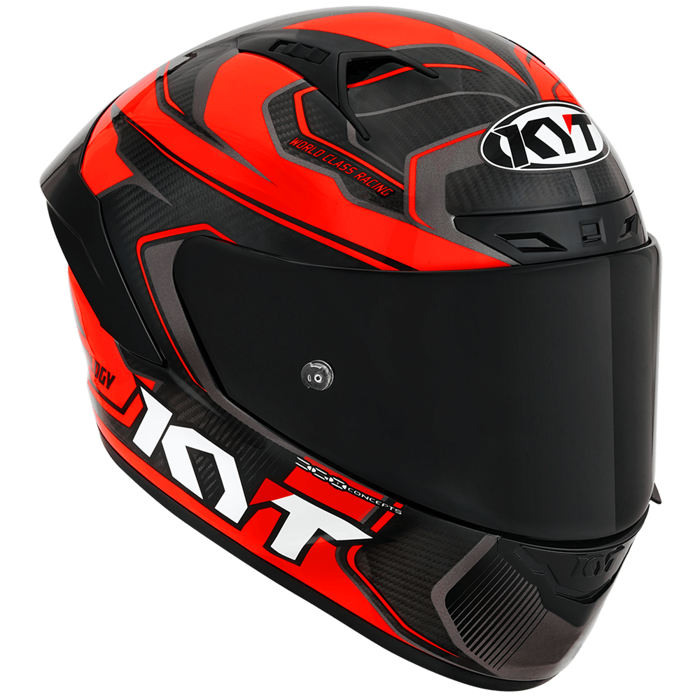 Kask Motocyklowy KYT NZ-RACE COMPETITION czerwony – zdjęcie 3