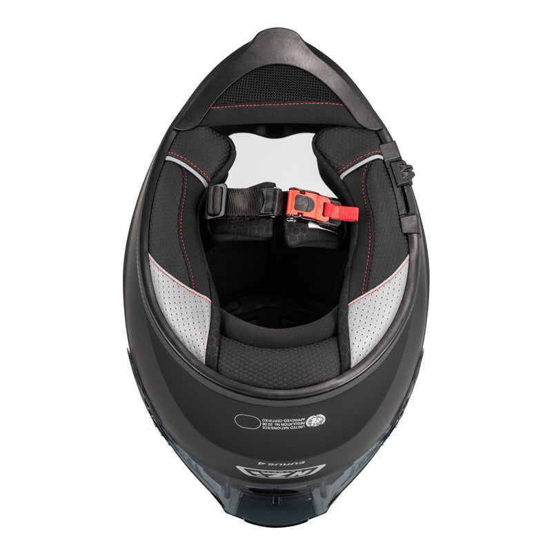KASK MOTOCYKLOWY NZI EURUS 4 STREAM DUO MATT BLACK XS