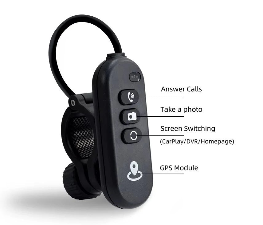 Ekran nawigacyjny do motocykla z kamerami NAVTICA Nomad Plus DVR, 6,25 cali, CarPlay, Android Auto