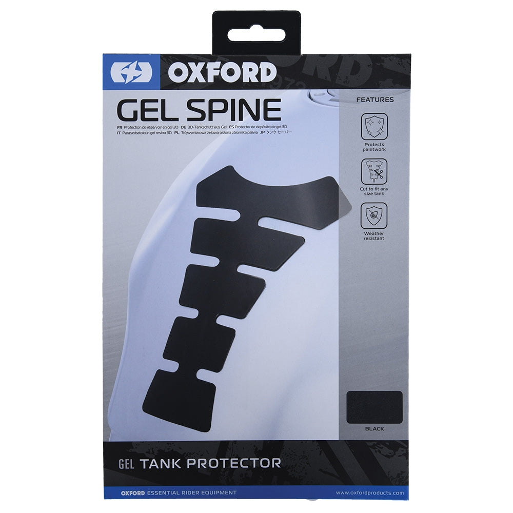OXFORD TANKPAD GEL SPINE ORIGINAL NAKLEJKA NA ZBIORNIK KOLOR CZARNY (STARY KOD OF838) – zdjęcie 2