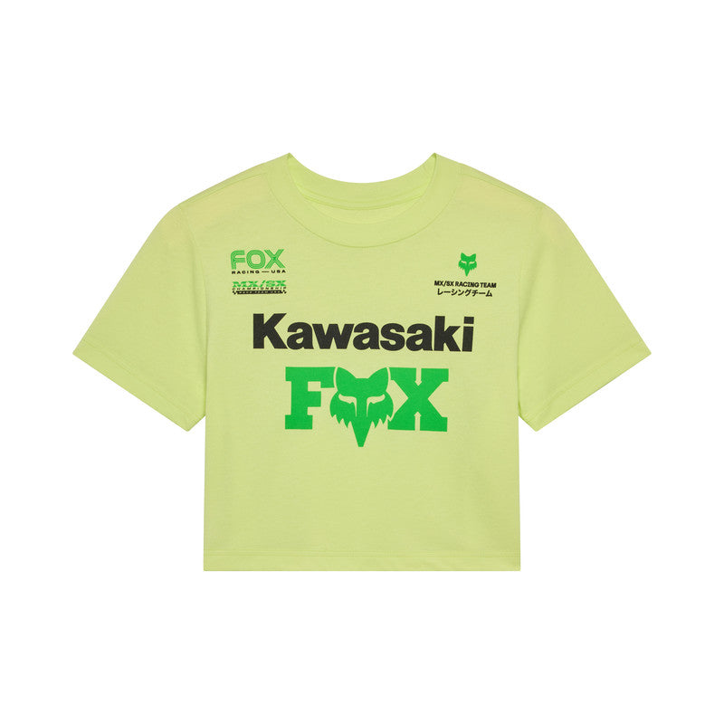 T-SHIRT DAMSKI FOX KAWASAKI BABY TEE LEMON