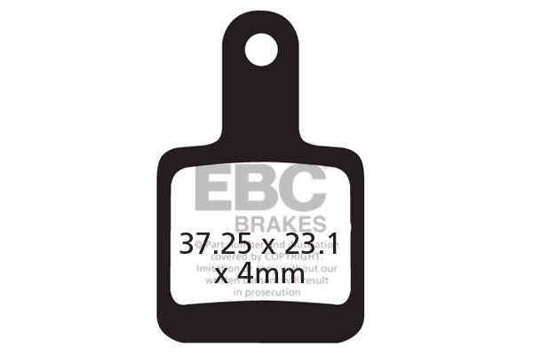 CFA391 - Klocki hamulcowe rowerowe (organiczne) EBC Brakes