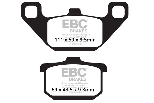 EBC Brakes Klocki hamulcowe EBC FA085HH wzmacniane (kpl. na 1 tarcze)