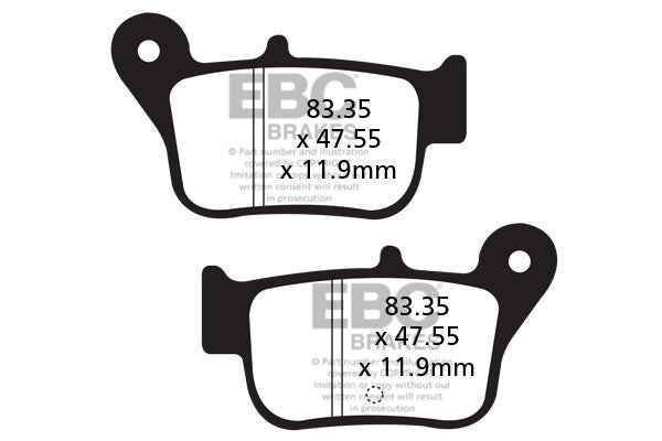 EBC Brakes Klocki hamulcowe EBC SFA628 skuterowe (kpl. na 1 tarcze)