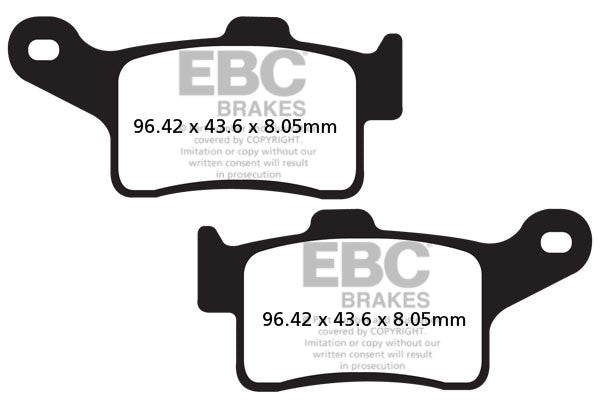 EBC Brakes Klocki hamulcowe EBC FA631 (kpl. na 1 tarcze)