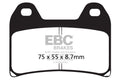 EBC Brakes Klocki hamulcowe EBC FA244V V-PAD (kpl. na 1 tarcze)