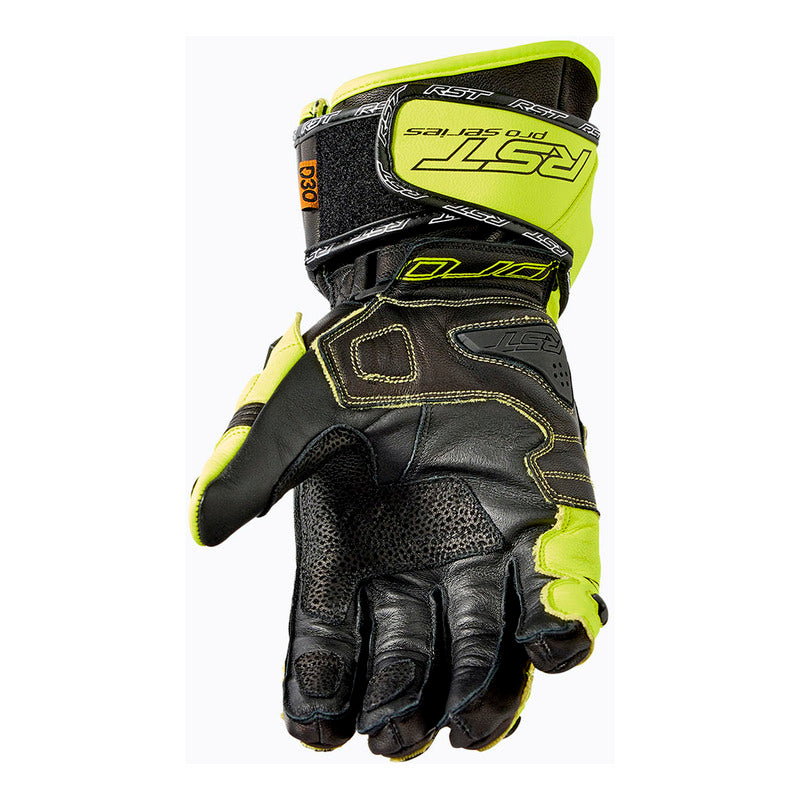 RĘKAWICE MOTOCYKLOWE RST PRO SERIES GP D3O BLACK FLUO YELLOW S