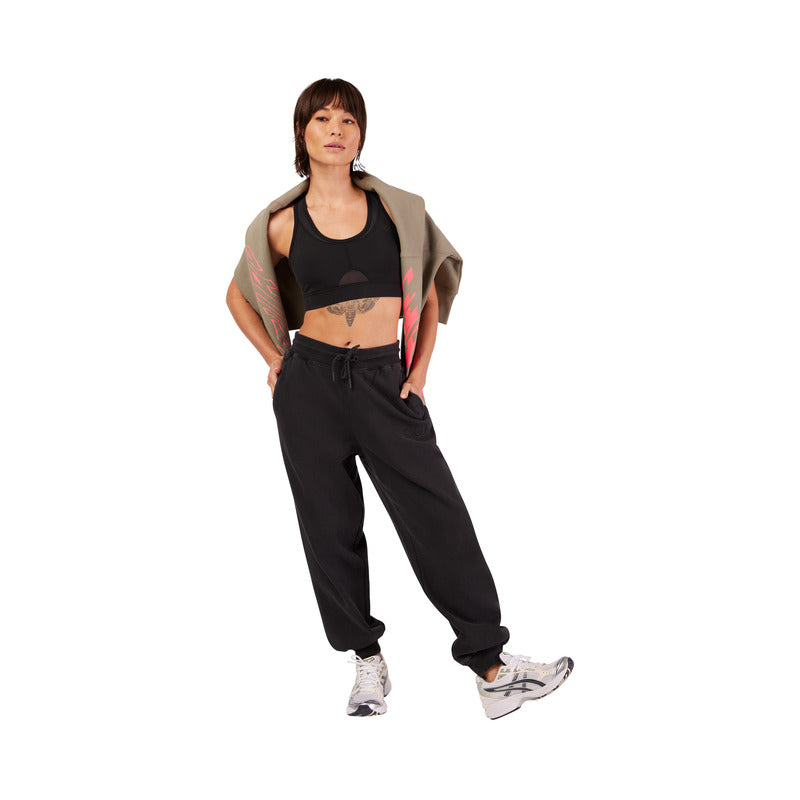 SPODNIE DAMSKIE FOX WORDMARK FLEECE JOGGER BLACK