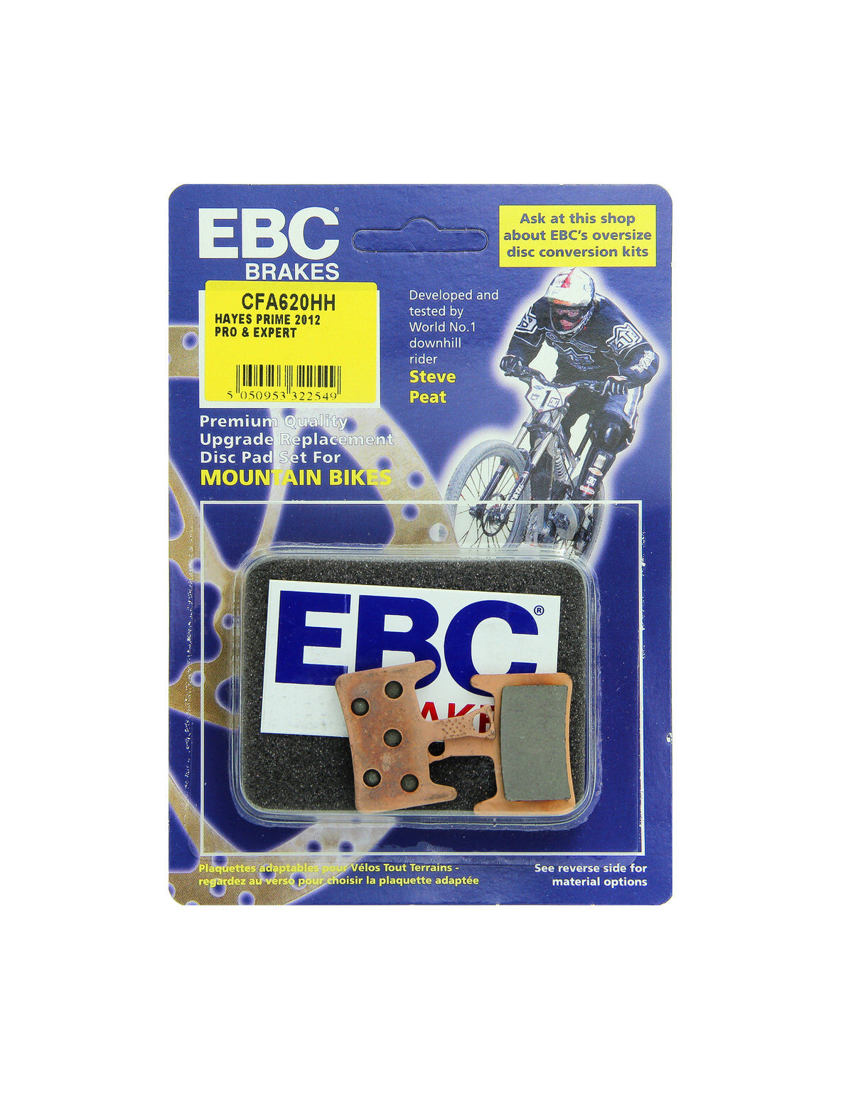 CFA620HH - Klocki hamulcowe rowerowe (spiekane) EBC Brakes