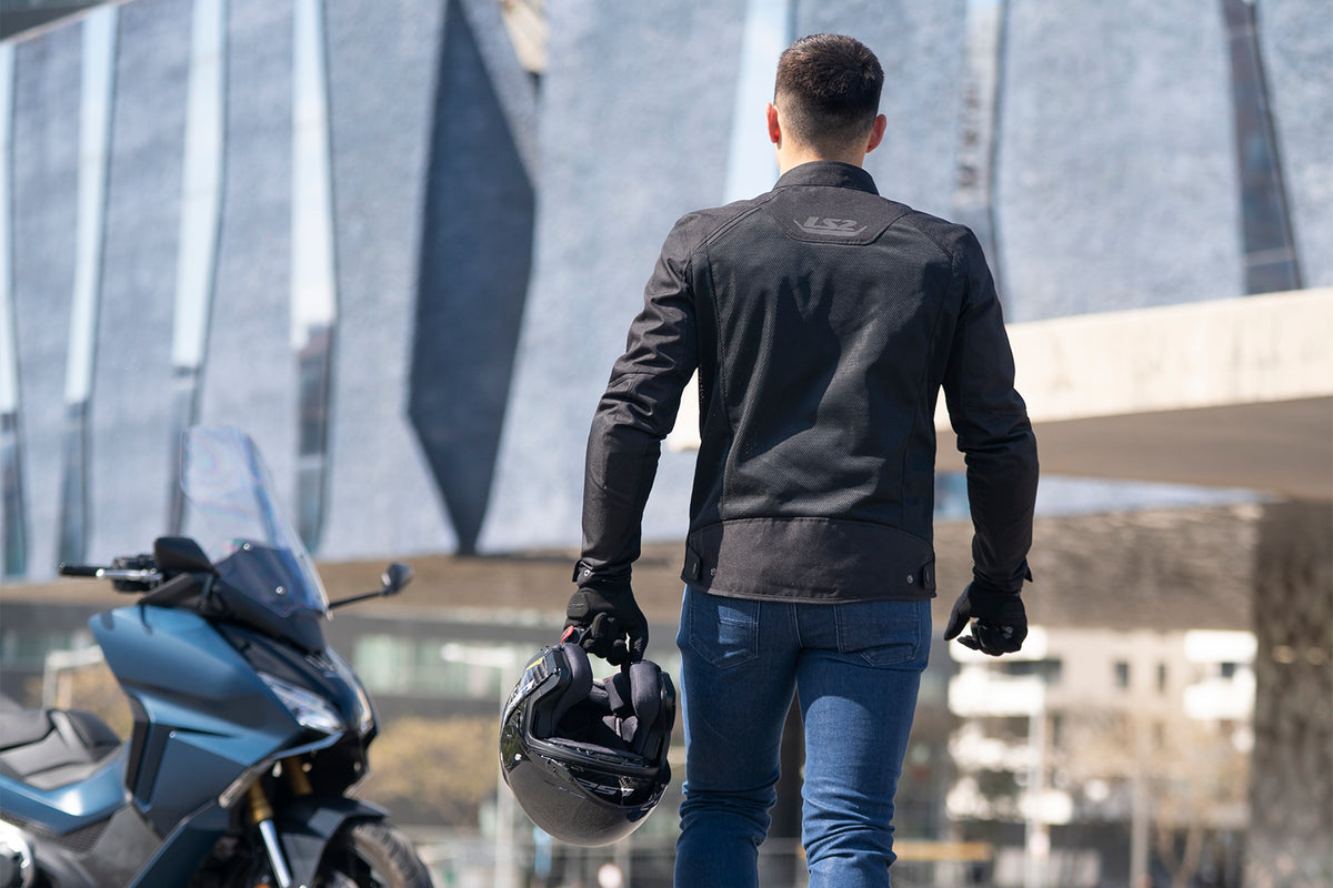 KURTKA LS2 BREEZE MAN BLACK YELLOW