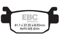 EBC Brakes Klocki hamulcowe EBC SFA415HH skuterowe (kpl. na 1 tarcze)