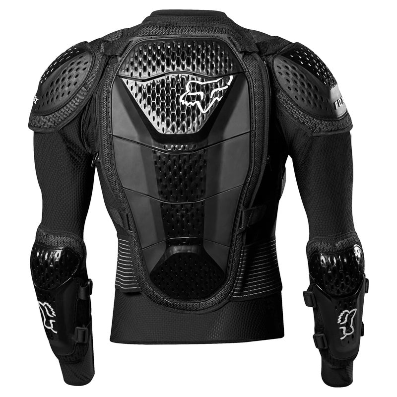 KOSZULKA Z OCHRANIACZAMI JUNIOR FOX TITAN SPORT BLACK
