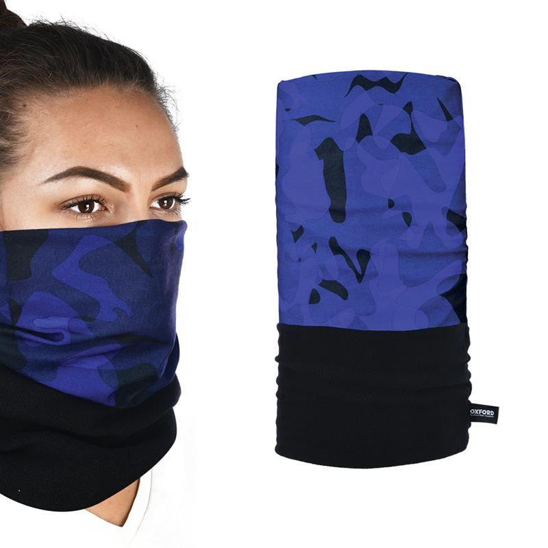 OXFORD PROMOCJA KOŁNIERZ OCIEPLAJĄCY SNUG HAVOC BLUE KOLOR CZARNY/NIEBIESKI – zdjęcie 3
