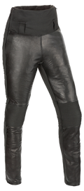 Legginsy skórzane BUSE Bella czarne