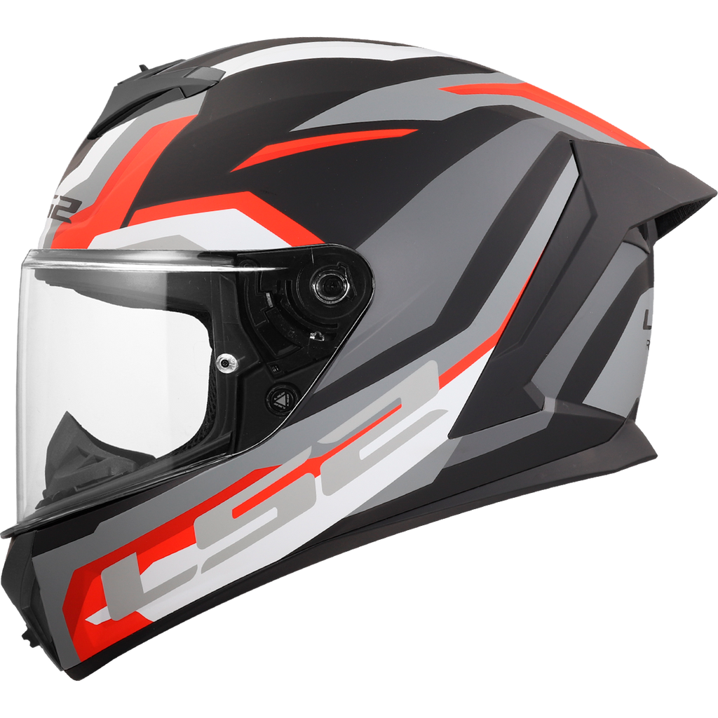 KASK LS2 FF820 RAPID III HYPER BLACK RED