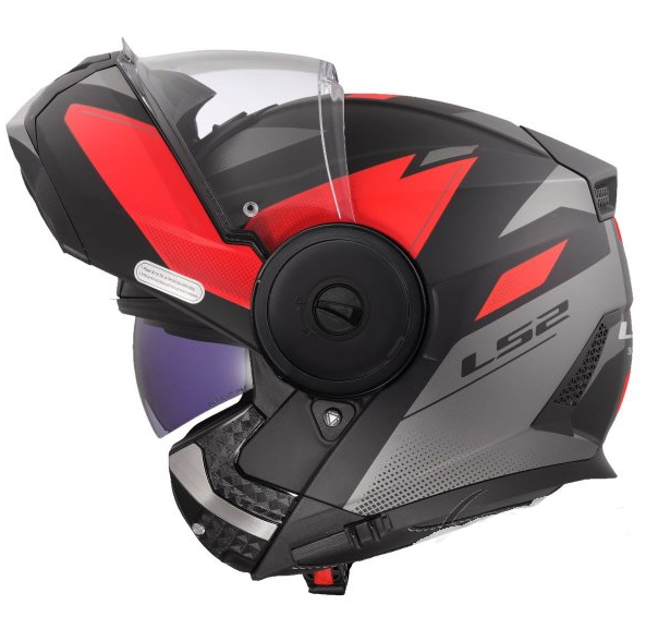 KASK LS2 FF902 SCOPE II DURIA M.BLACK RED +PNLCK