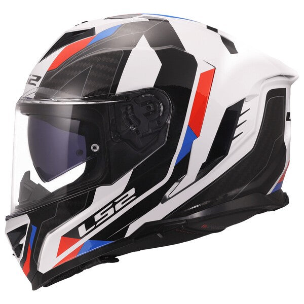 KASK LS2 FF818 STORM III SPORTY WHITE BLUE RED