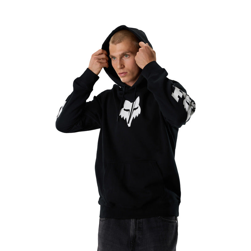 BLUZA Z KAPTUREM FOX APEX FLEECE PO BLACK