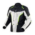 KURTKA MOTOCYKLOWA TEKSTYLNA REBELHORN HIKER 3 BLACK GREY FLUO YELLOW