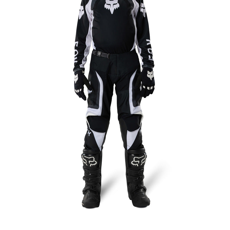 SPODNIE MOTOCYKLOWE JUNIOR FOX 180 FRAME BLACK 22