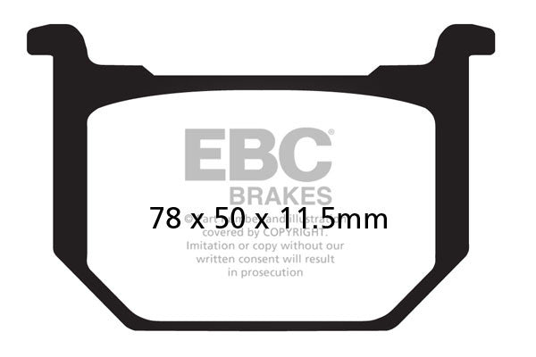 EBC Brakes Klocki hamulcowe EBC FA051 (kpl. na 1 tarcze)