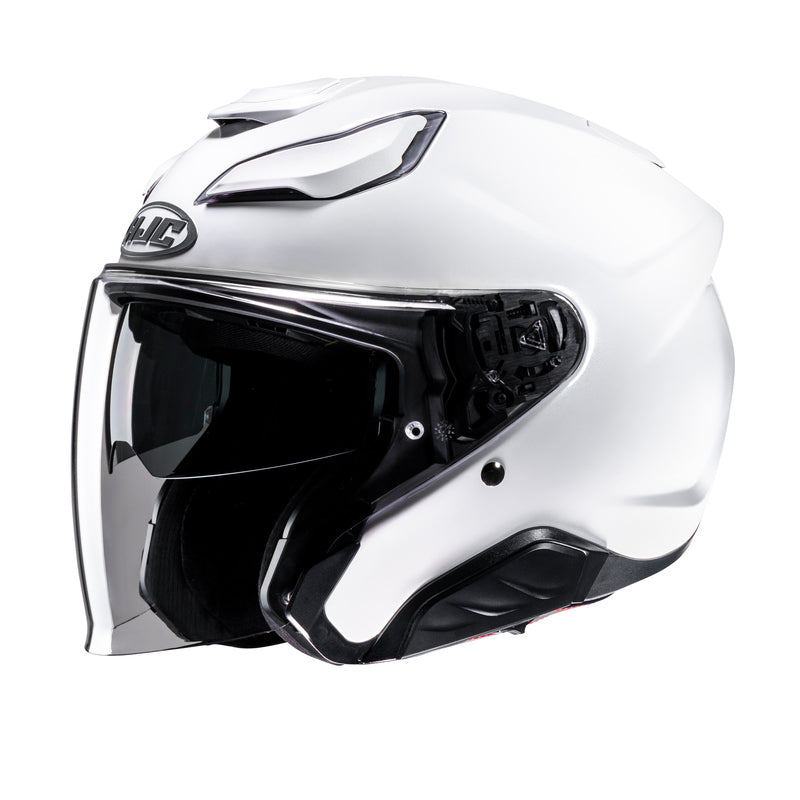 KASK MOTOCYKLOWY HJC F31 SOLID PEARL WHITE
