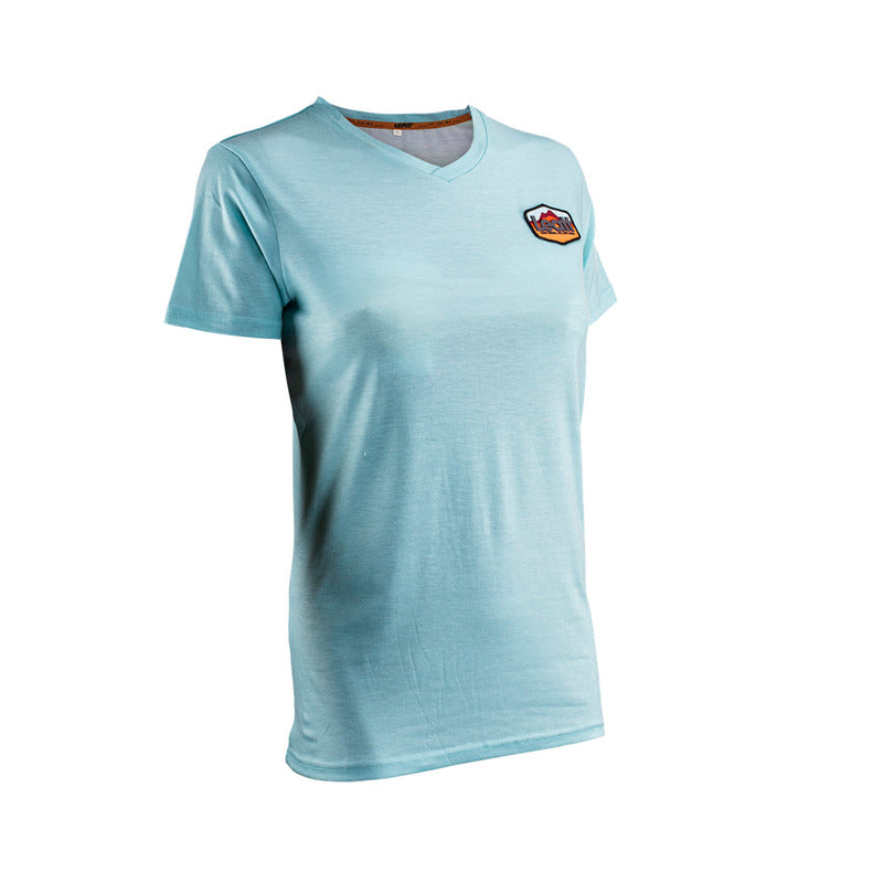 T-SHIRT DAMSKI LEATT PREMIUM TEAL S