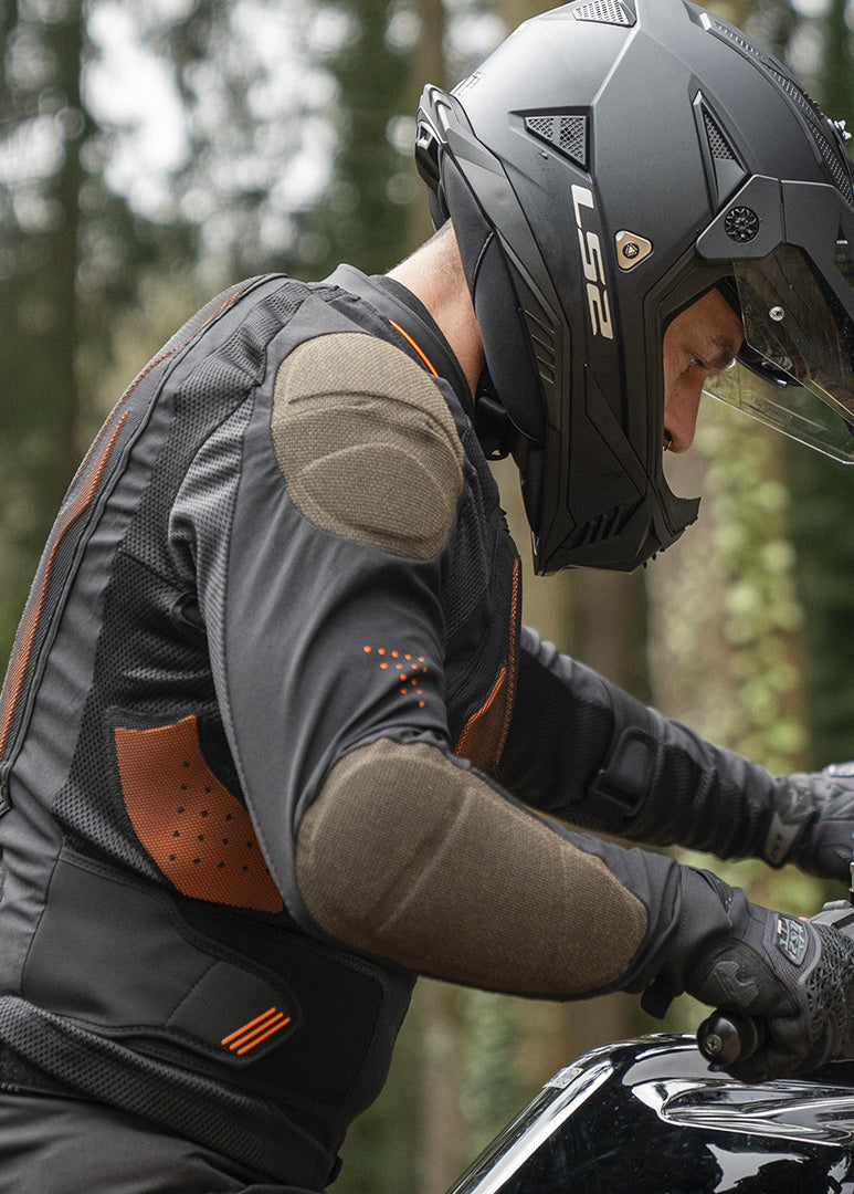 KURTKA LS2 X-TERRAIN MAN BLACK H-V ORANGE