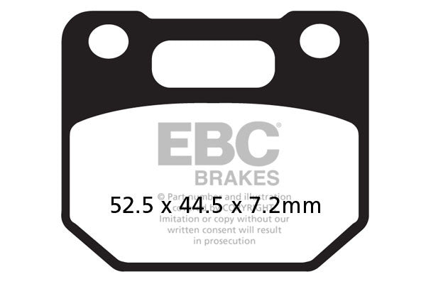 EBC Brakes Klocki hamulcowe EBC FA110 (kpl. na 1 tarcze)