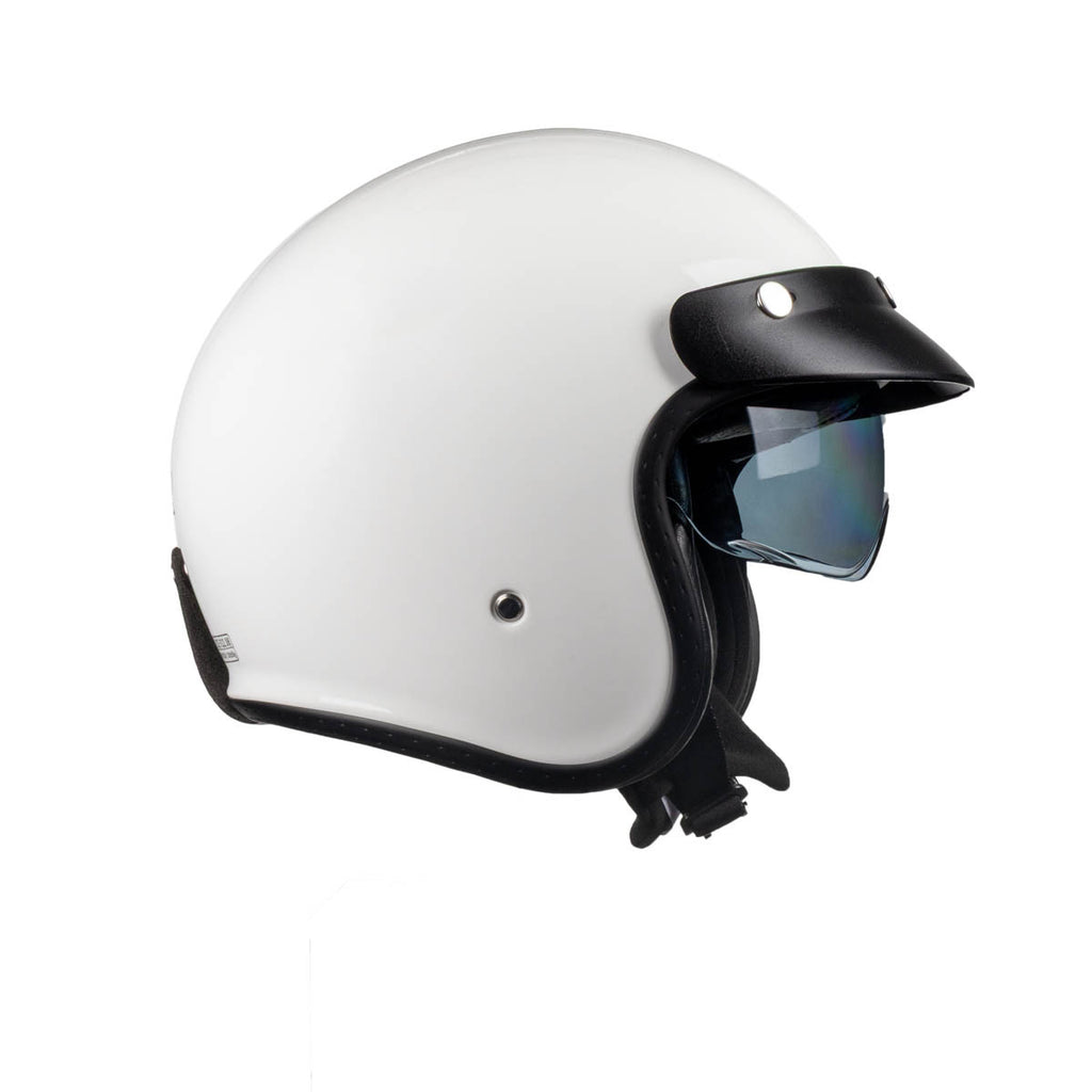 ROXAR HELMETS Kask Motocyklowy otwarty retro ROXAR CLASSIC Z-Line biały połysk