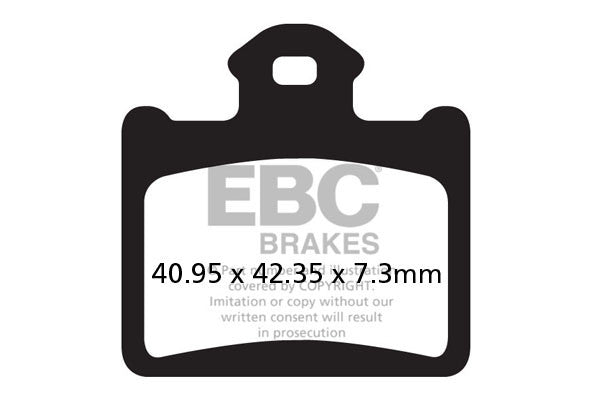 EBC Brakes Klocki hamulcowe EBC FA602TT (kpl. na 1 tarcze)