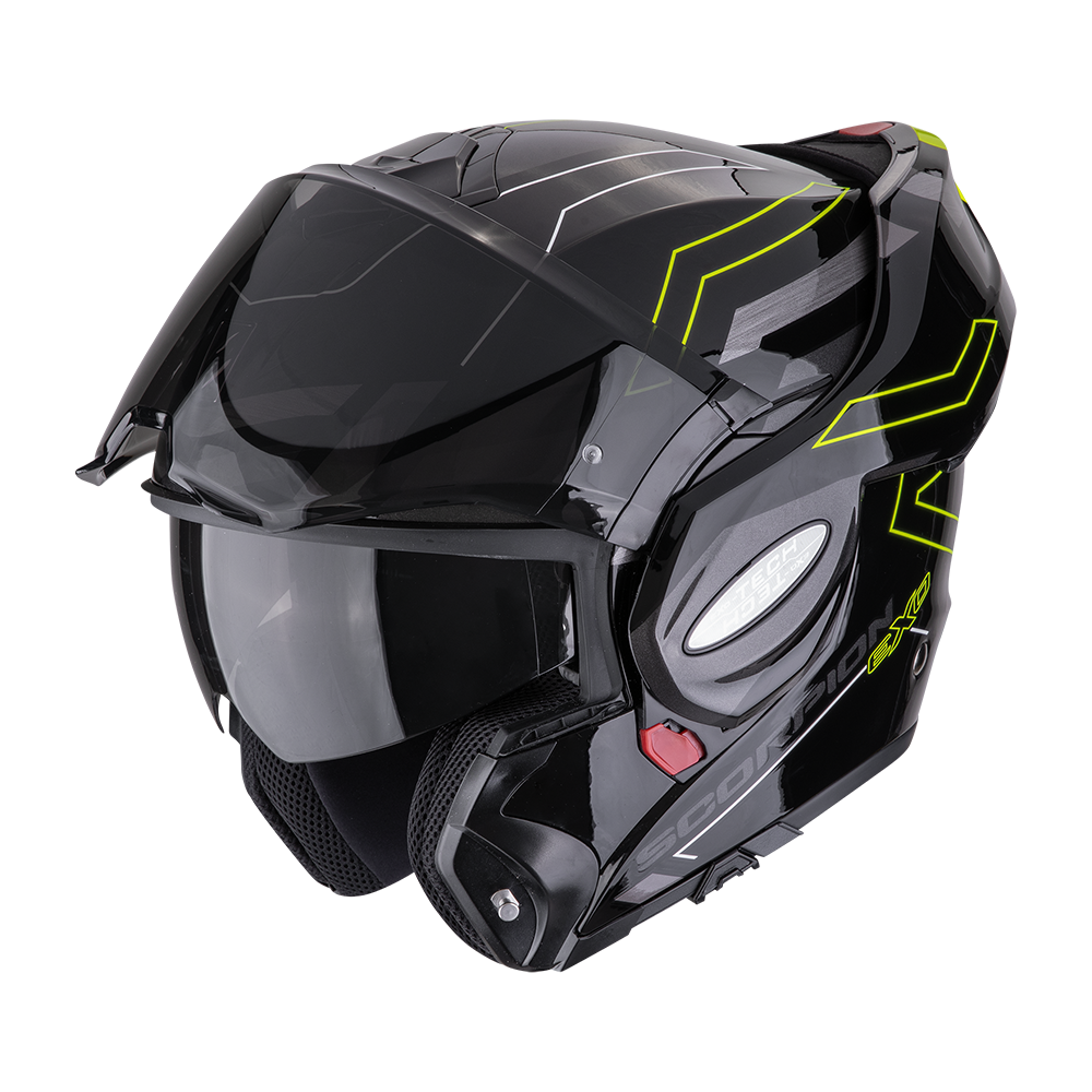 SCORPION KASK EXO-TECH CONQUER BK-NE.YEL