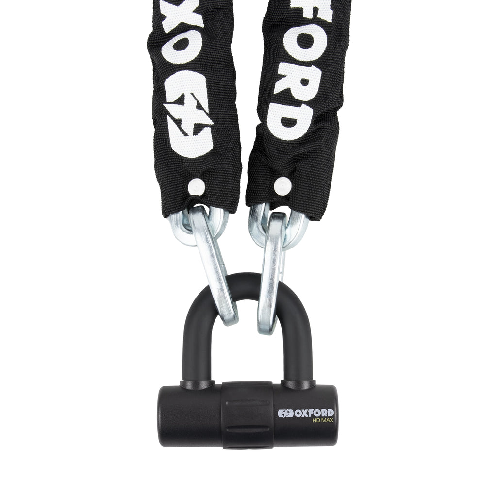 OXFORD ŁAŃCUCH ZABEZPIECZENIE ANTYKRADZIEŻOWE HD CHAIN LOCK 9.3mm x 1.0m