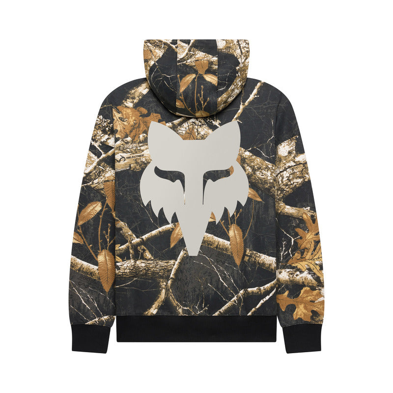 BLUZA Z KAPTUREM FOX REALTREE FLEECE PO BLACK MULTI