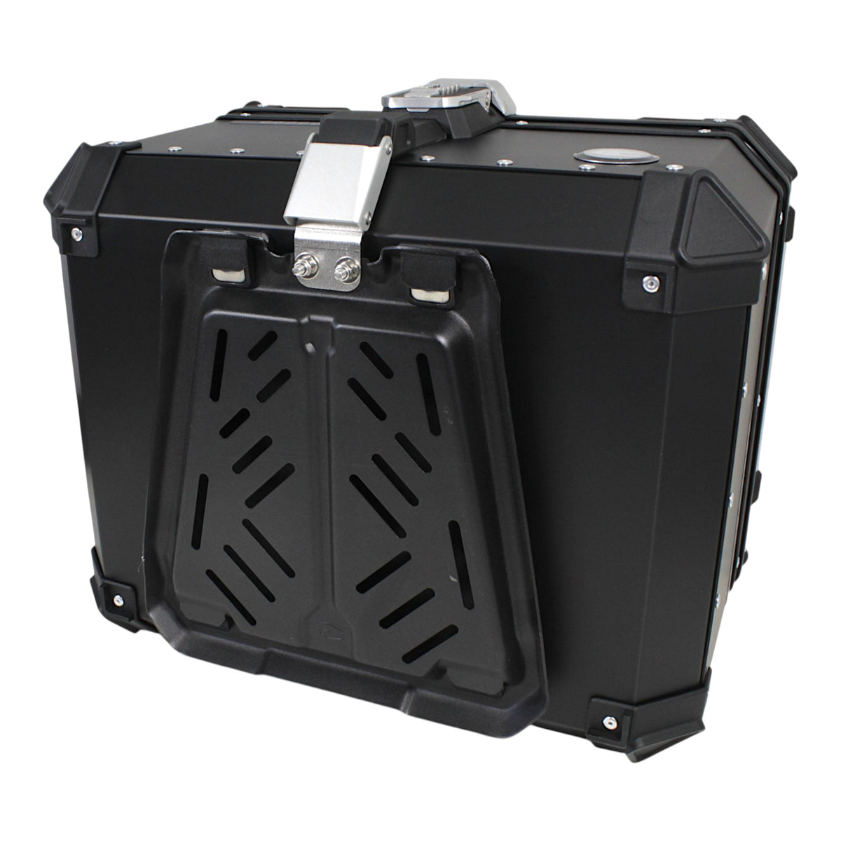 KUFER CENTRALNY ALUMINIOWY COOCASE 55L KEYLESS CZARNY – zdjęcie 4