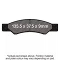 EBC Brakes Klocki hamulcowe EBC FA769R (kpl. na 1 tarcze)