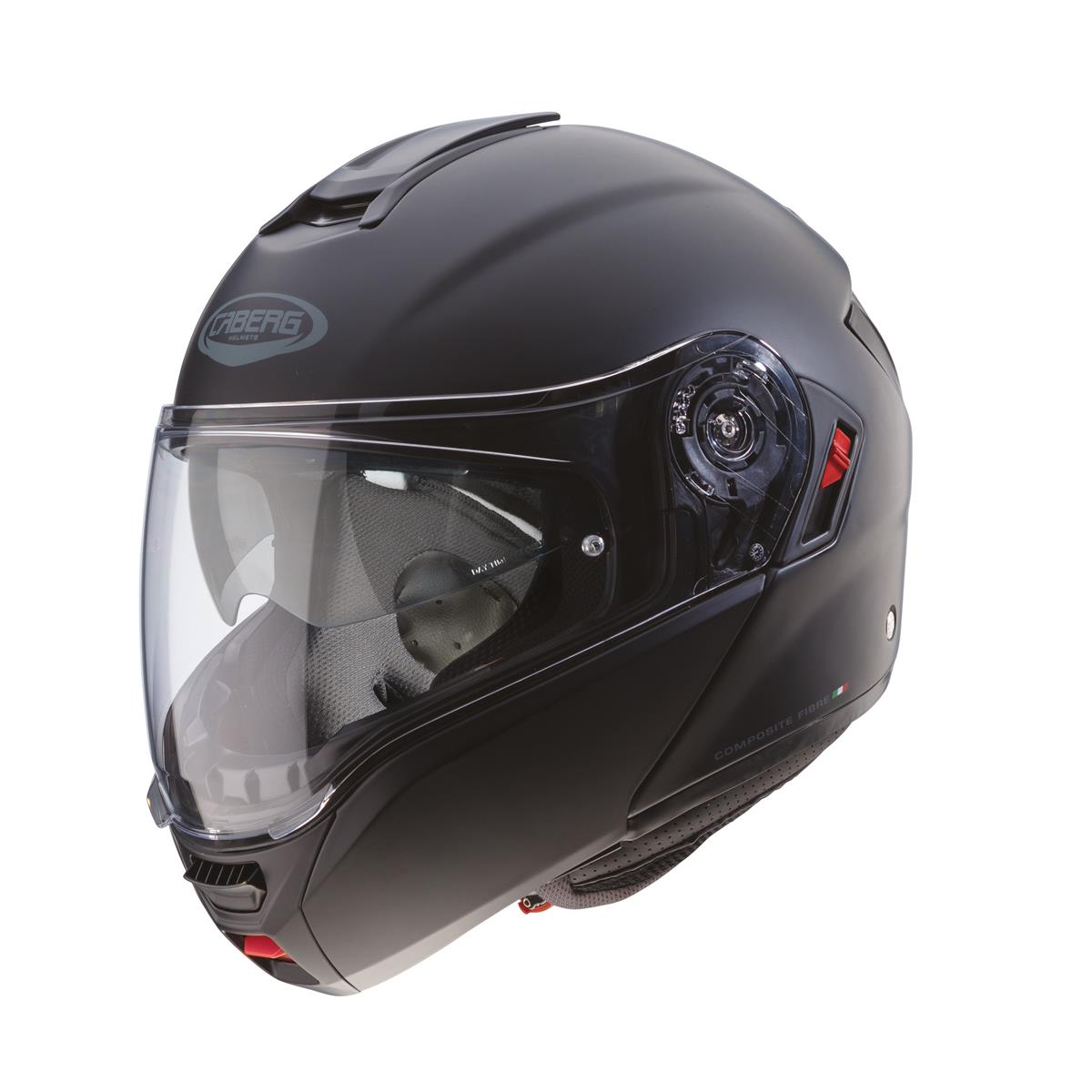 CABERG KASK SZCZĘKOWY FLIP-UP MODEL LEVO X SOLID KOLOR CZARNY MAT (PINLOCK W ZESTAWIE)