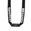 OXFORD PROMOCJA ŁAŃCUCH ZABEZPIECZENIE ANTYKRADZIEŻOWE COMBI CHAIN 8MM x 0,9M (OCZKO 8MM) - (ZAMKNIĘCIE NA SZYFR)