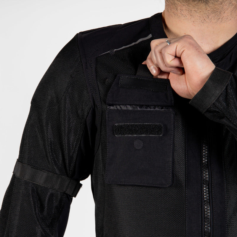 KURTKA MOTOCYKLOWA TEKSTYLNA REBELHORN BRUTALE BLACK
