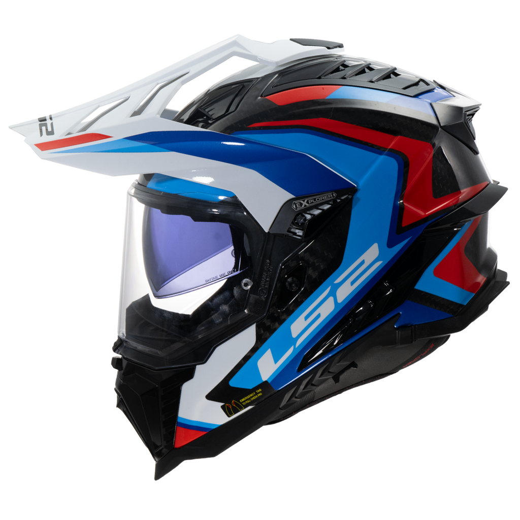 KASK LS2 MX701 EXPLORER C FRONTIER II WH.BL.-06