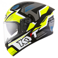 Kask Motocyklowy KYT NF-R ARTWORK żółty/szary