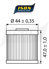 ISON filtr oleju ISON563