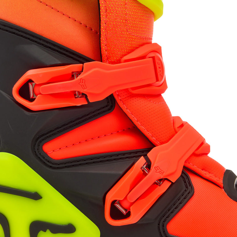 BUTY MOTOCYKLOWE FOX COMP ORANGE YELLOW – zdjęcie 6