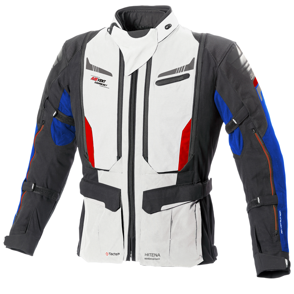 Kurtka motocyklowa BUSE Agadir jasnoszara